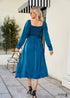 Vestido bohemio francés elegante e informal para primavera y verano de Olivia